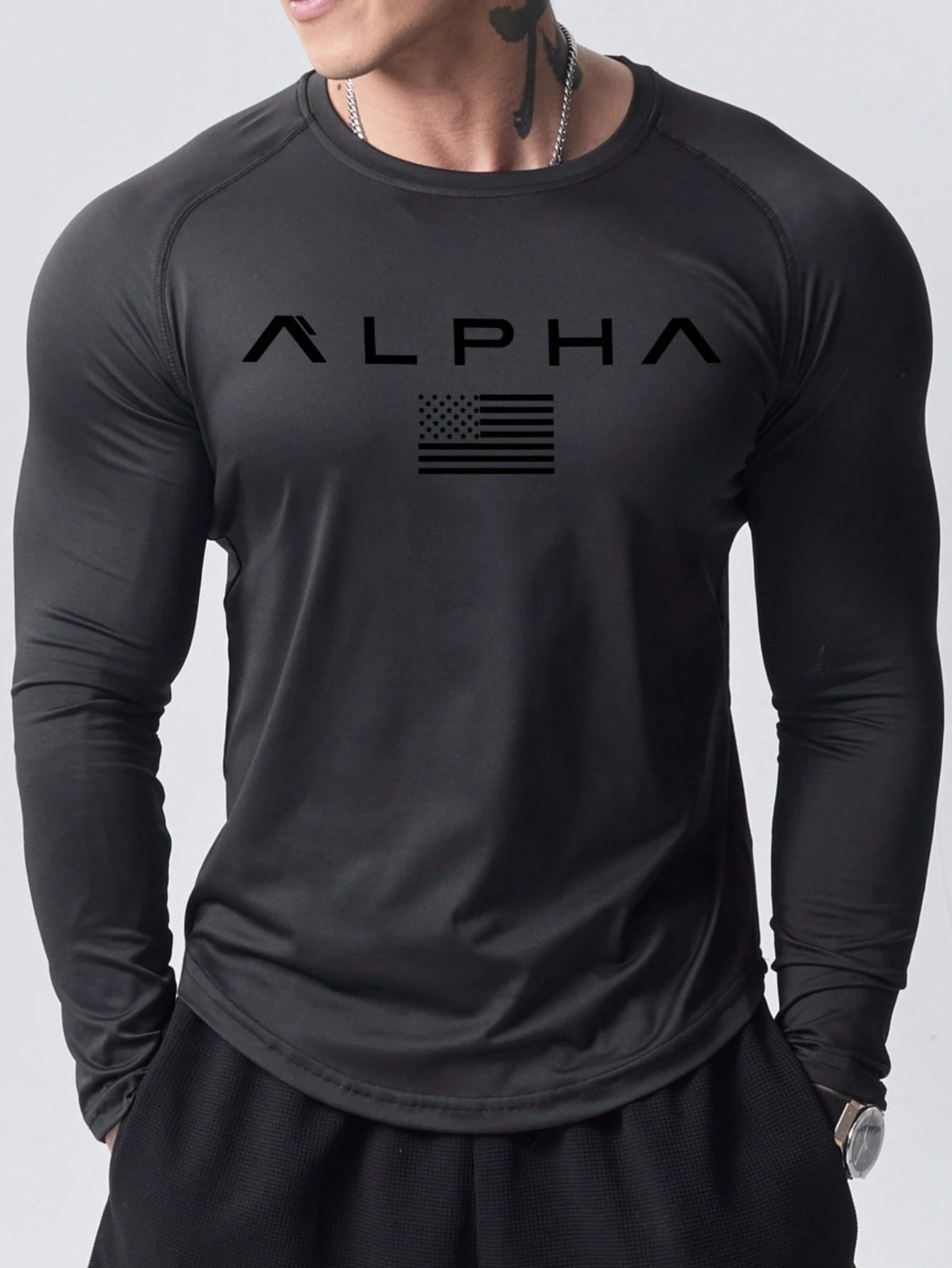 Nueva Camiseta de Manga Larga  - Street Fashion Men 2025 reseña y precio